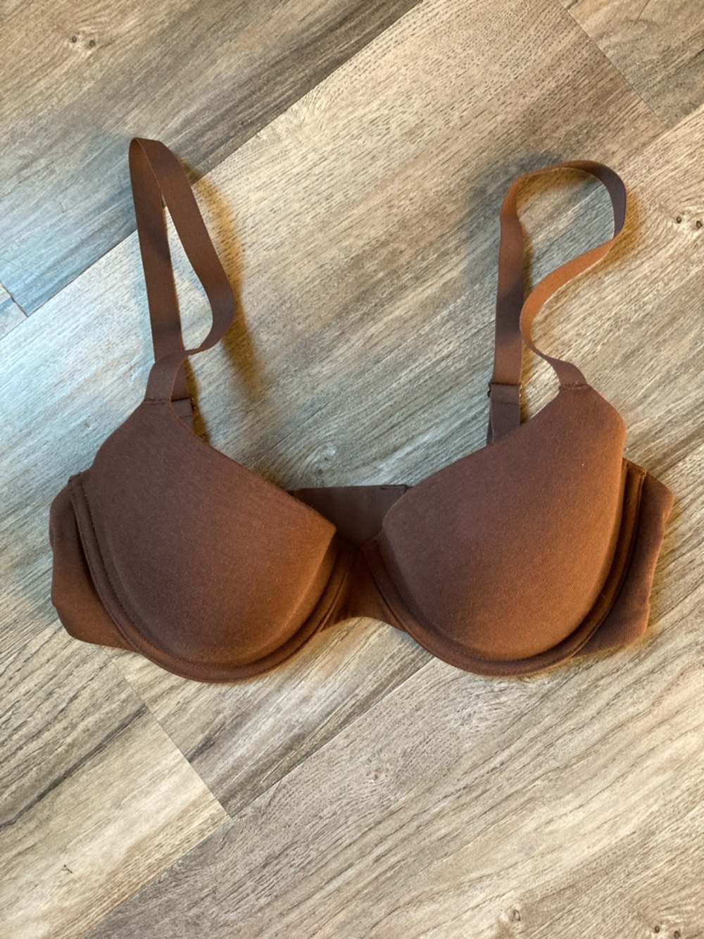 Amazon Essentials Chocolate  Brown Molded T-Shirt Bra